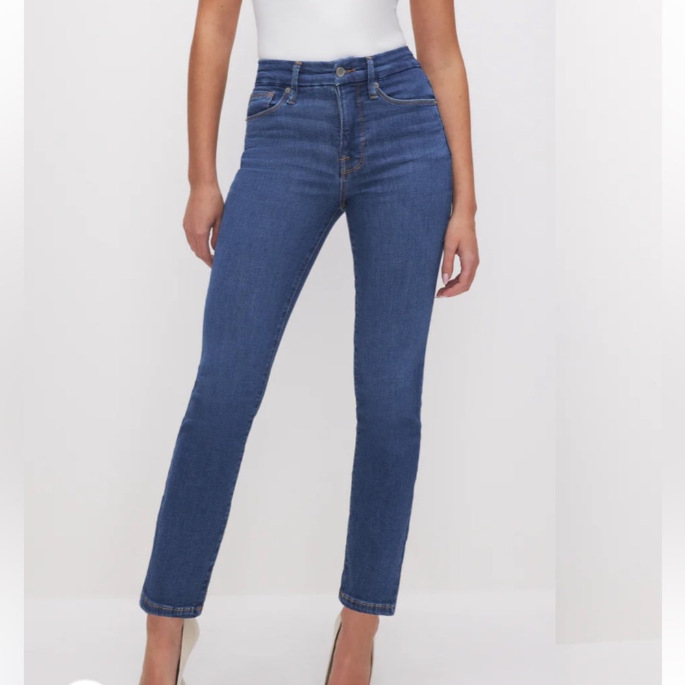Good American Good Legs Straight Jeans
